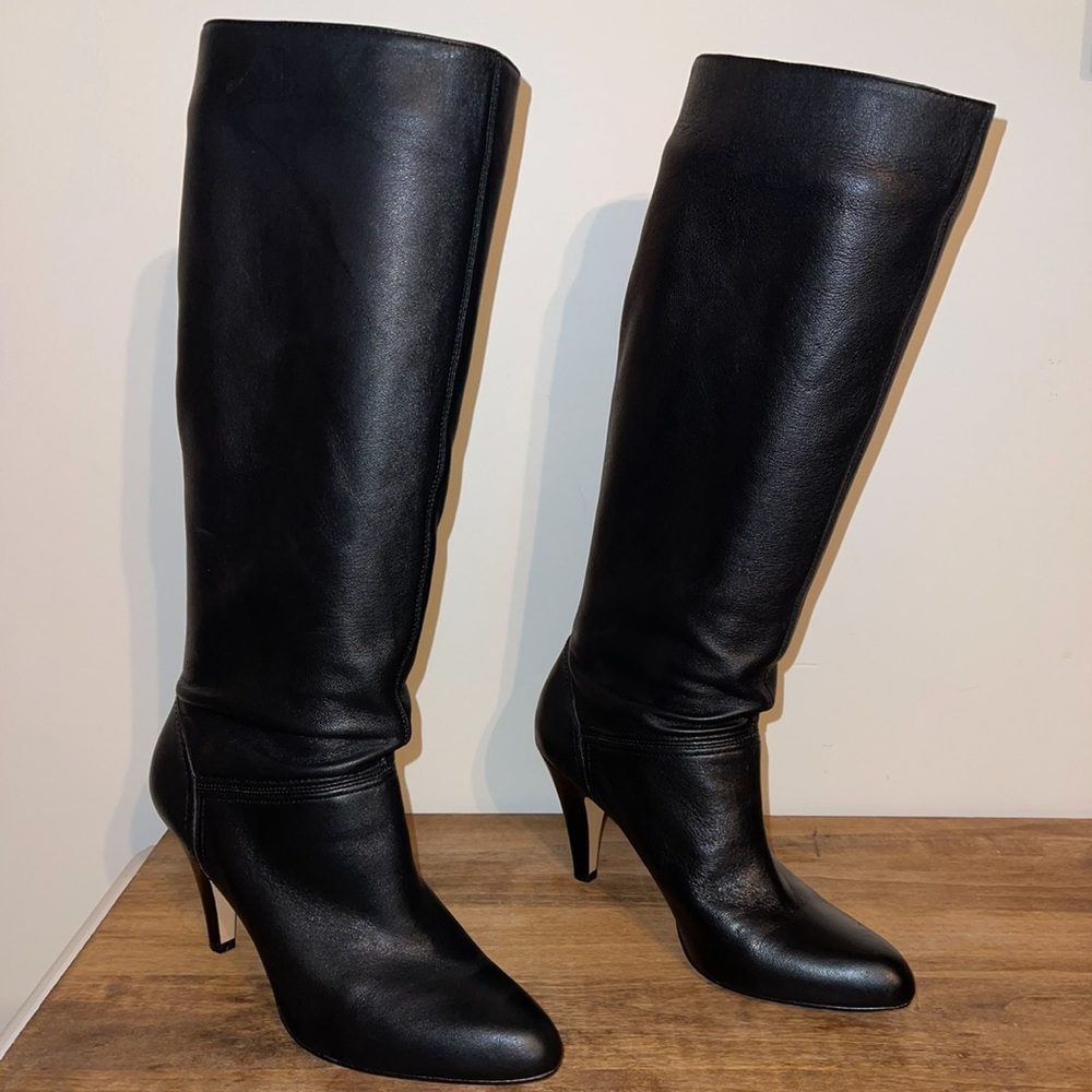 Arturo Chiang Black Leather Boot